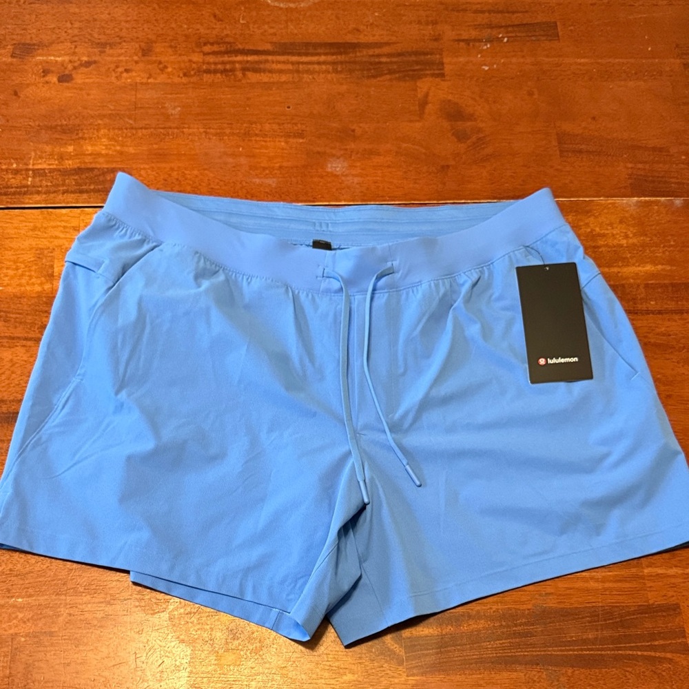 Lululemon zeroed in linerless short 5in men’s blue 2XL new